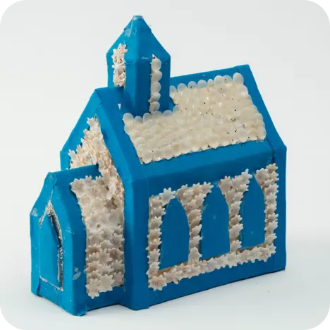 Shell church, by Aunty Esme Timbery, 2018