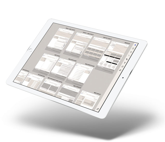 The refreshed Zurich experience shown on a tablet