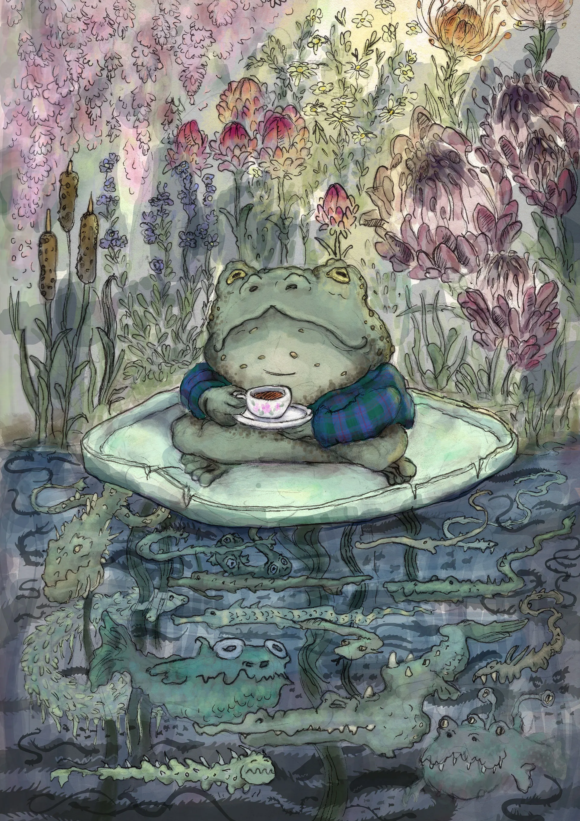 Exhibited illustration