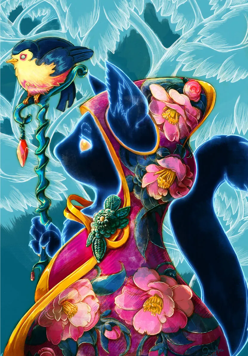 Exhibited illustration