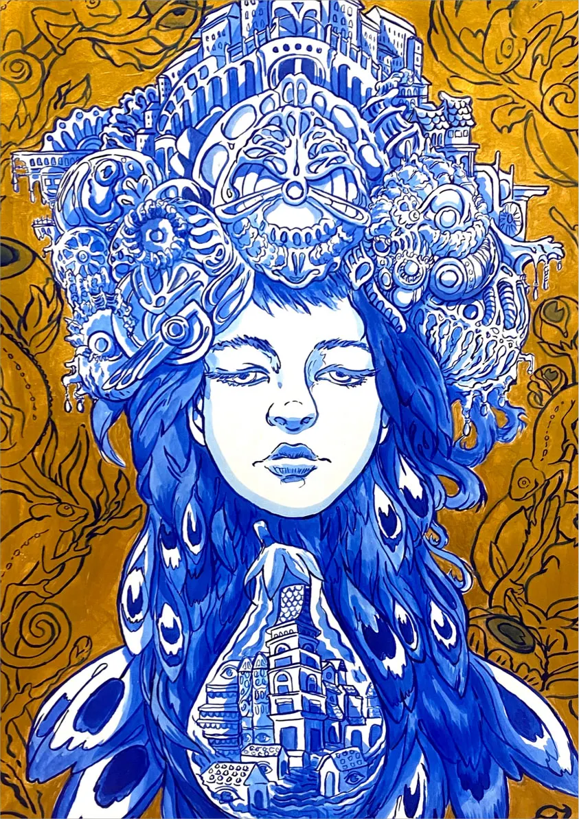 Exhibited work on paper